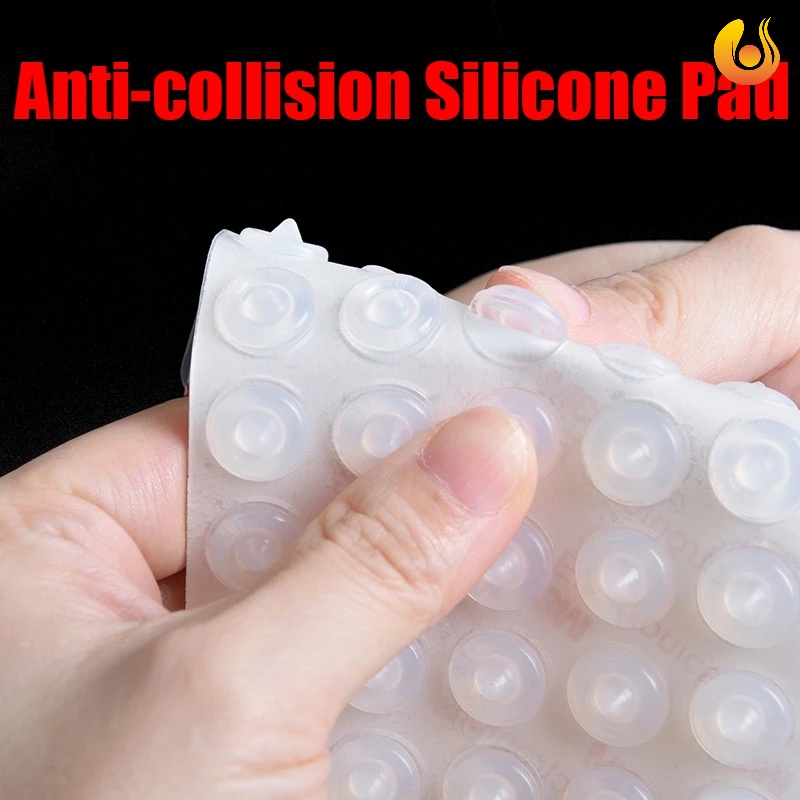 Bộ 50 Miếng Đệm Cao Su Silicon Trong Suốt Chống Va Chạm Chống Va Chạm