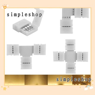 Set 1 / 5 / 10 Đầu Nối Dây Đèn Led 3528 5050 10mm 4pin