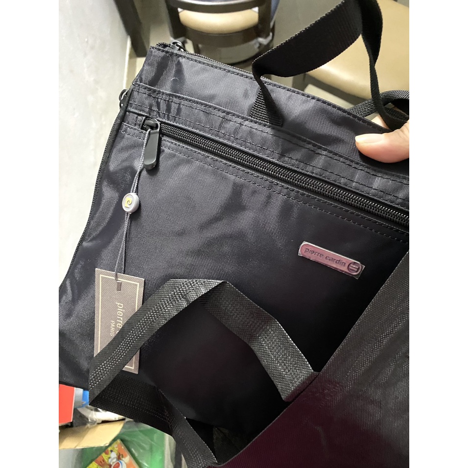 THANH LÝ TÚI PIERRE CARDIN MALAYSIA ĐỰNG HỒ SƠ, LAPTOP VẢI DÙ CHỐNG THẤM