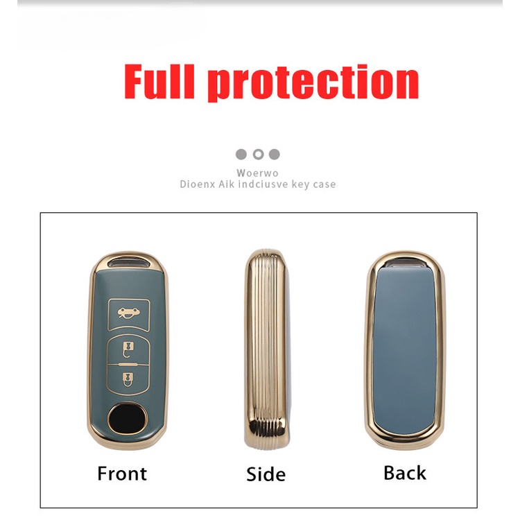 Vỏ TPU Bảo Vệ Chìa Khóa Xe Hơi Mazda 2 3 6 Atenza Axela Demio CX-5 CX5 CX-3 CX7 CX-9 2015 2016 2017 2018 2019 2 / 3