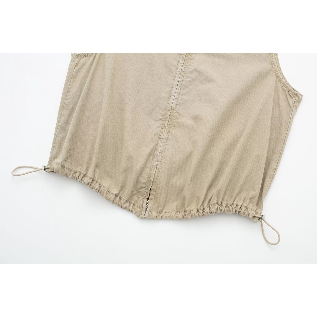 Bộ Áo Hoodie + Chân Váy Yếm + Áo Khoác Dáng Rộng Thời Trang Mùa Hè 2023 Y13-69064
