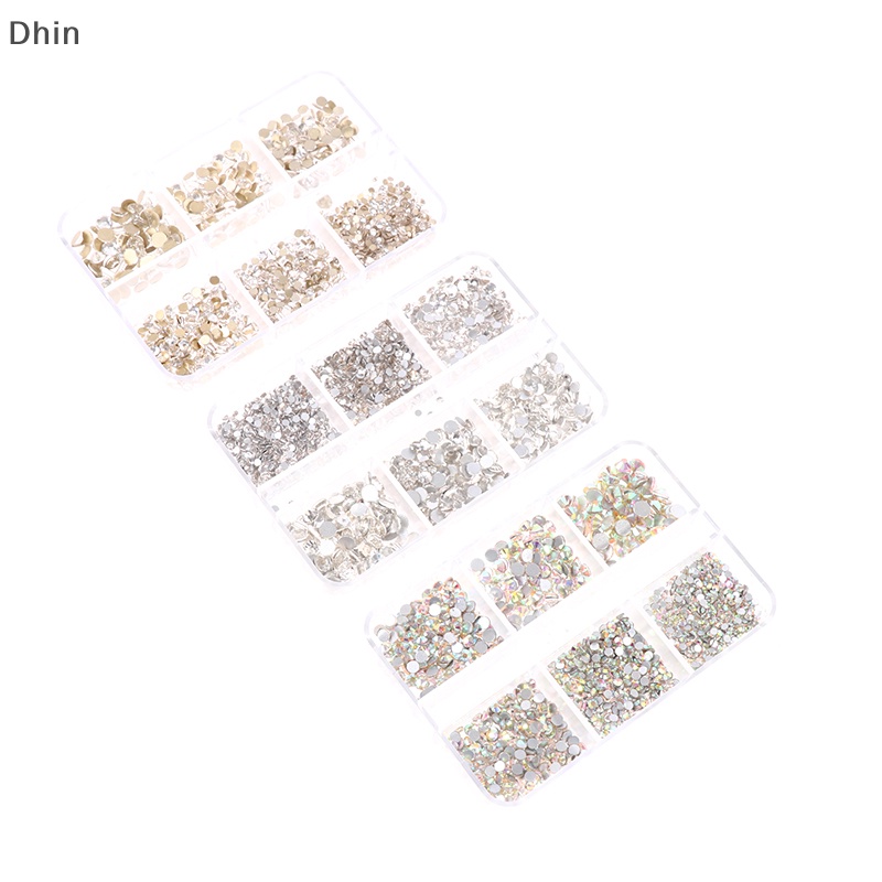 Hộp 6 Kích Cỡ Đá Pha Lê Trang Trí Móng Tay Nghệ Thuật