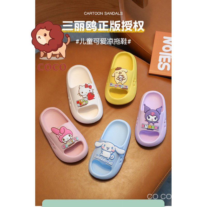 Dép Đi Trong Nhà Tắm Bằng EVA Chống Trượt Phong Cách Mùa Hè Dễ Thương Dành Cho Trẻ Em