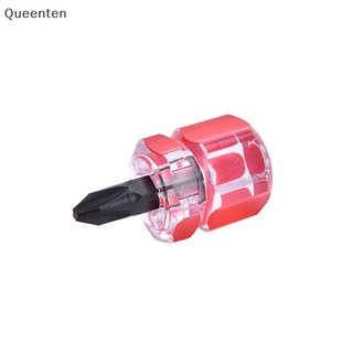 Queenten 2 Chiếc Tua Vít Điều Khiển Ngắn Chia Nhỏ Bộ Dụng Cụ Sửa Chữa, QT