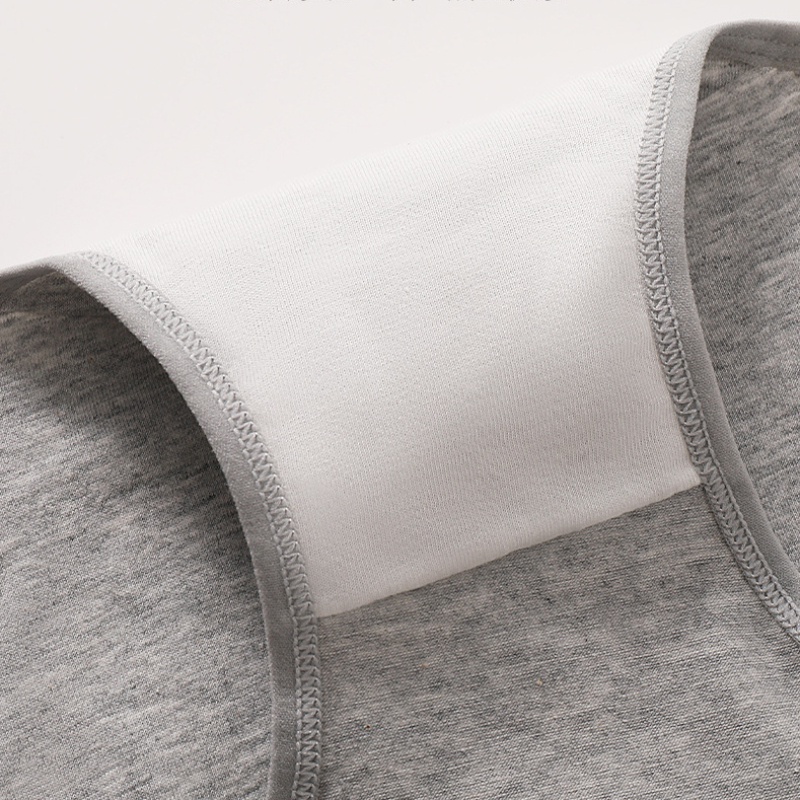Quần Lót Thể Thao cotton Màu Trắng Đen Xám Đơn Giản Cho Nữ