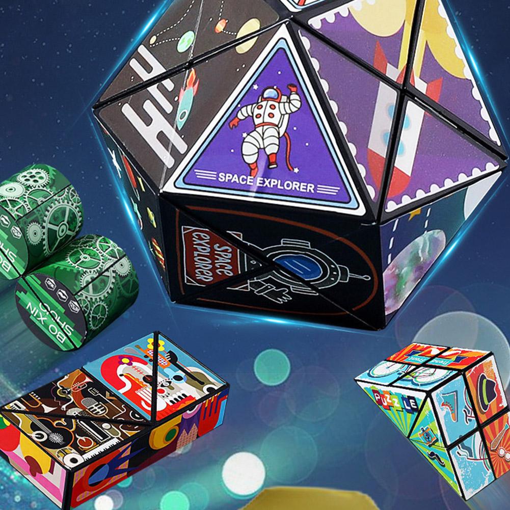 Đồ Chơi Khối Rubik E7L8 Hình Học 3D Giảm Căng Thẳng