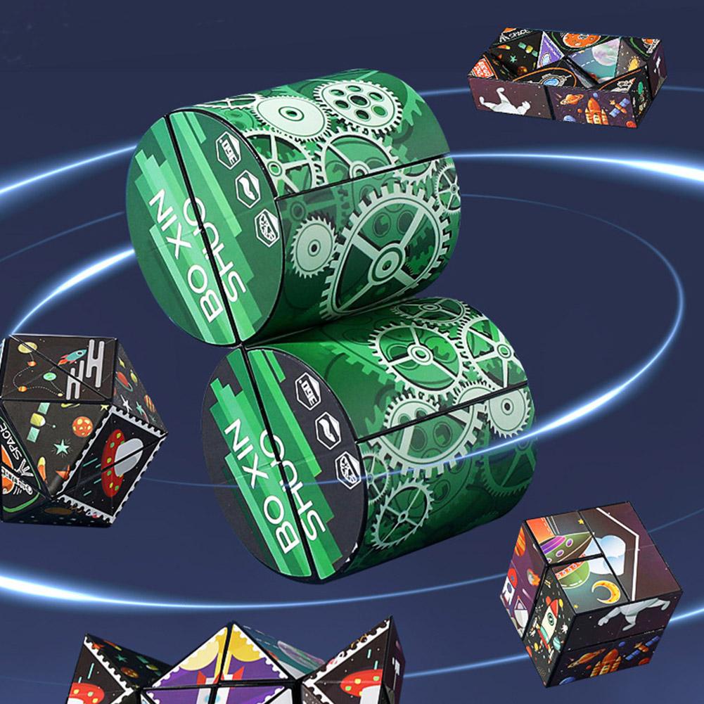 Đồ Chơi Khối Rubik E7L8 Hình Học 3D Giảm Căng Thẳng