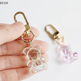 Móc khóa gấu pha lê dễ thương dành cho cặp đôi