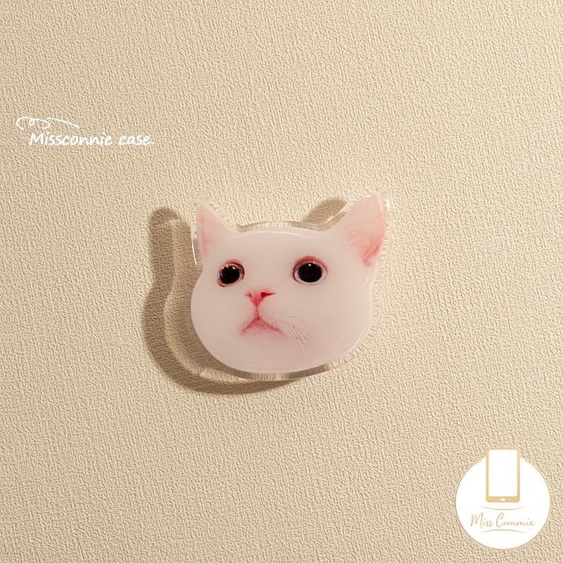 Giá Đỡ Điện Thoại Hình Thú Cưng / Mèo / Bươm Bướm 3D Phong Cách Hàn Quốc Dễ Thương