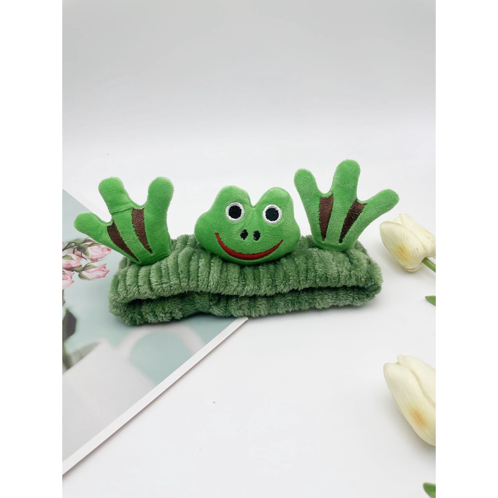 Băng Đô Cài Tóc Hình Chú Ếch Xanh Dễ Thương Cho Bé Gái Mã 2023