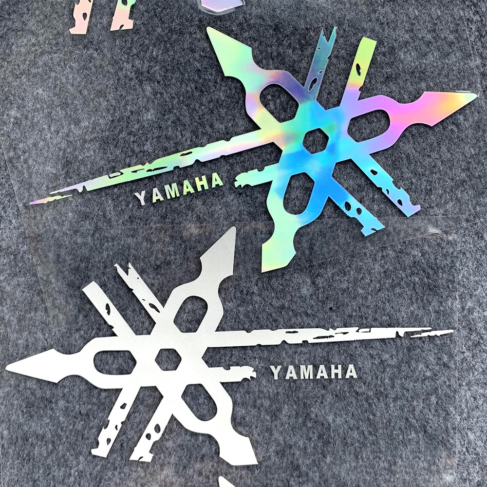 Bộ 2 Miếng Dán Phản Quang Trang Trí Bình Xăng Xe Mô Tô Yamaha MIO SPORTY Aerox Nmax TFX150
