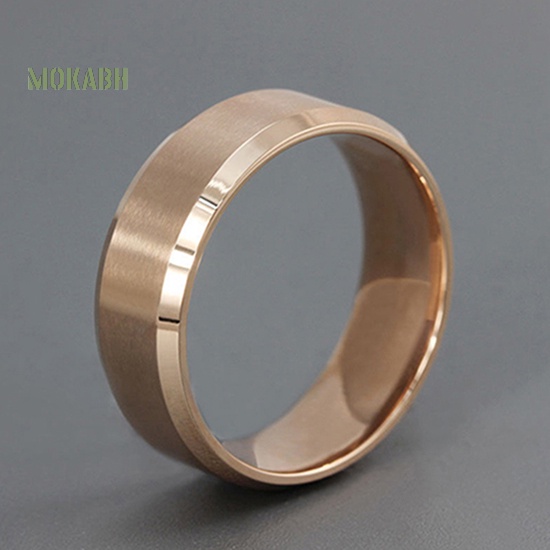 Nhẫn Cưới Thép Titan Thời Trang Cho Cặp Đôi