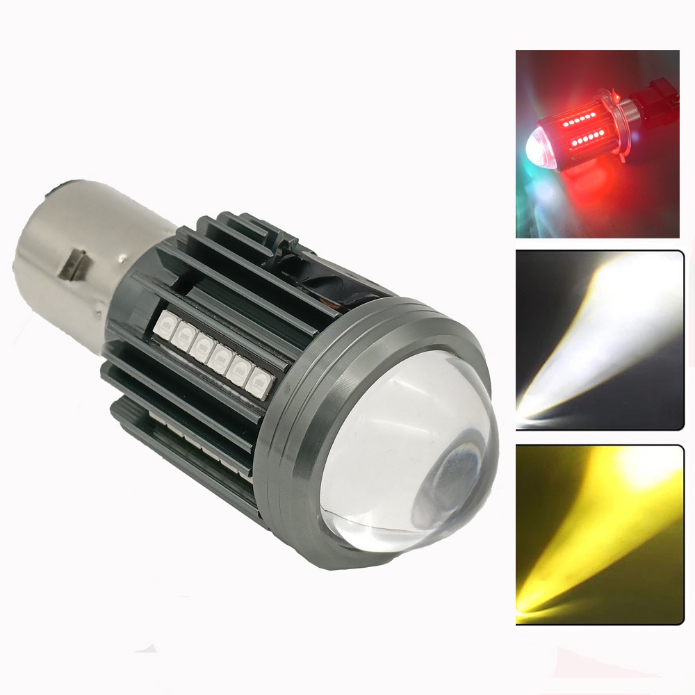 Đèn Pha Led H4 12V Siêu Sáng Chuyên Dụng Cho Xe Mô Tô