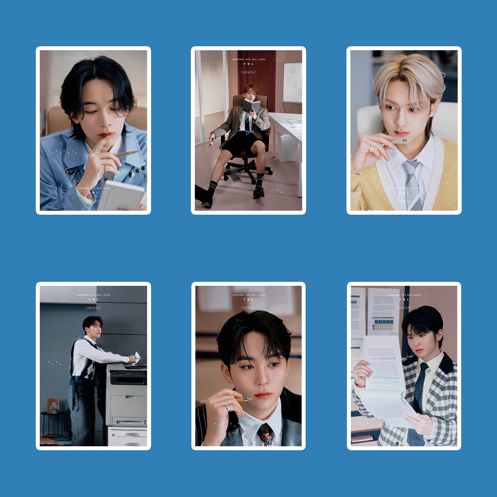 Set 50-107 sticker Dán Trang Trí Điện Thoại / laptop / Vali Hình Nhóm Nhạc seventeen