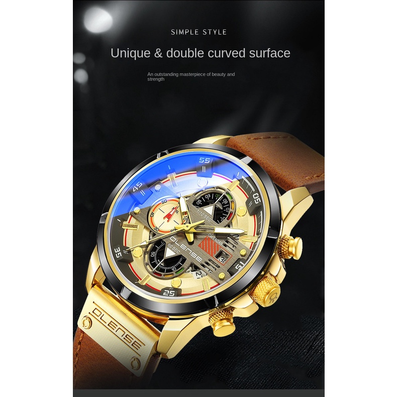 Đồng Hồ Quartz Nam Đa Năng Thời Trang Năm 2023