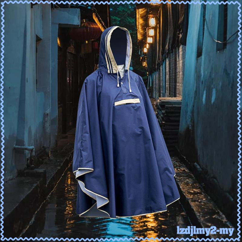 Áo Mưa Poncho Có Mũ Trùm Chống Nước Có Thể Tái Sử Dụng Cho Nam Nữ