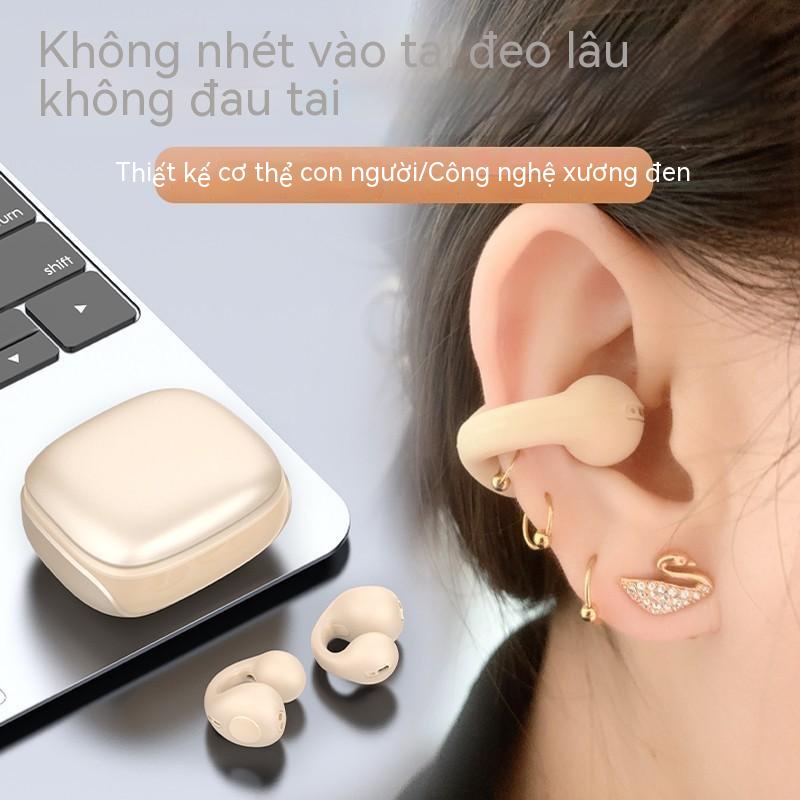 Tai Nghe Bluetooth Không Dây Thực Sự Mới Dẫn Truyền Xương Hai Tai Không Đau Khi Đeo Chất Lượng Âm Thanh HD Thông Dụng