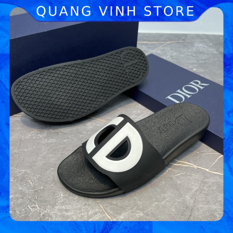 Dép quai ngang Lê Nam D.I.O.R CD Hàng Mới Nhất - Dép Quai Ngang Nam CD đế đúc chắc chăn, êm chân hot trend 2023