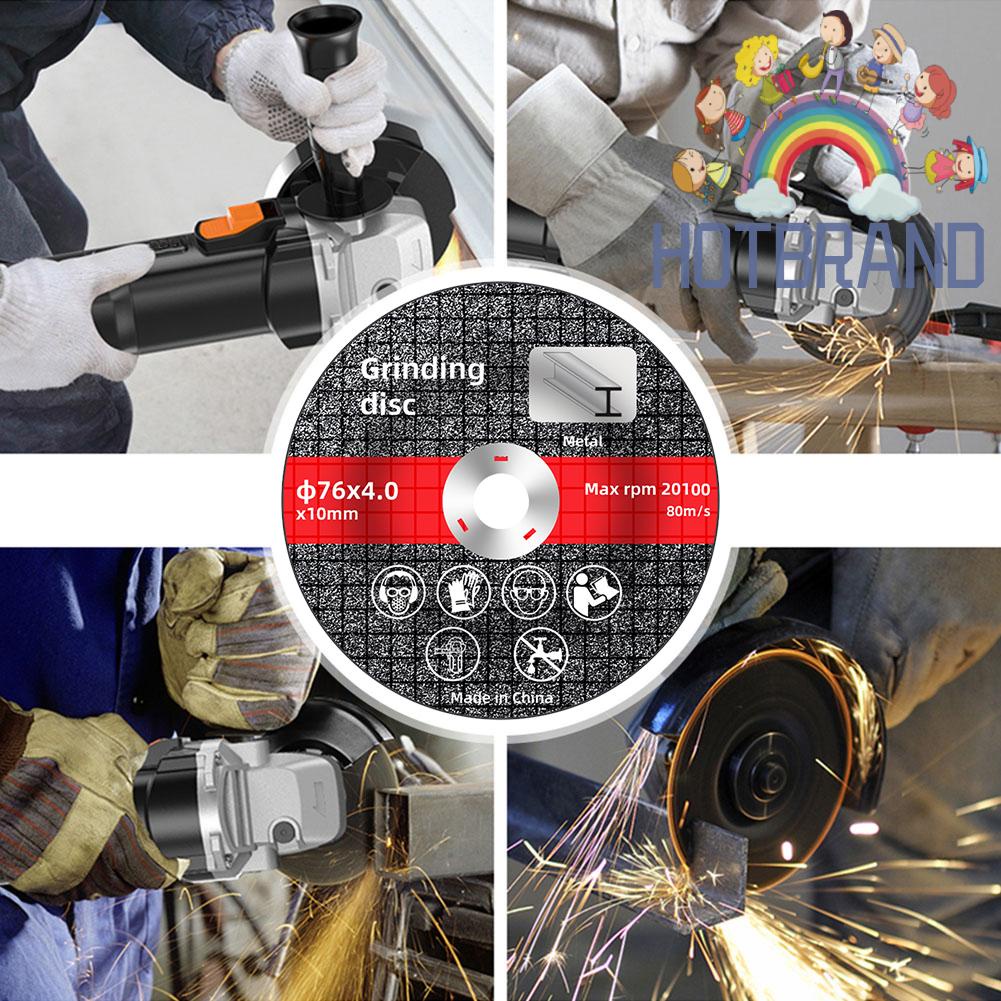 Đĩa mài gia cố 1/5 chiếc chống mài mòn 76mm cho máy mài góc điện