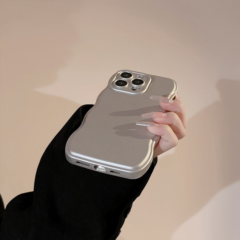 Túi khí chất lượng cao vỏ mềm màu bạc lỏng hp ip iphone 11 12 13 14 15 pro max vỏ điện thoại iphone 14plus ftd vỏ apple chống sốc