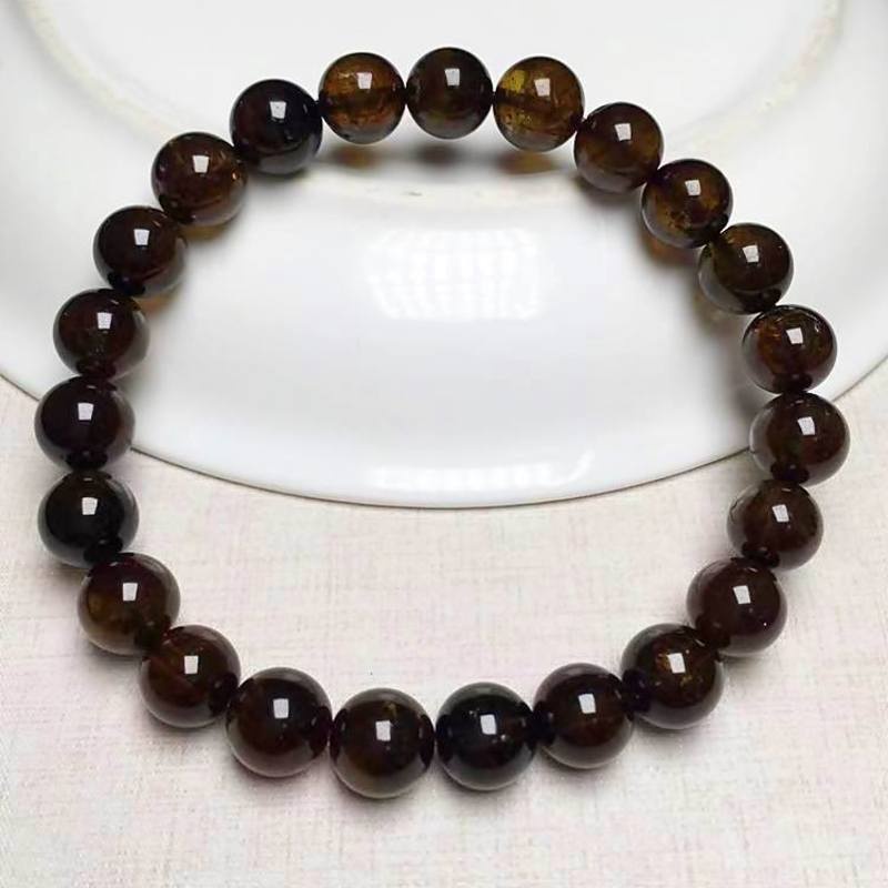 Cà phê tự nhiên màu tourmaline nữ hoàng vòng tay đá nữ