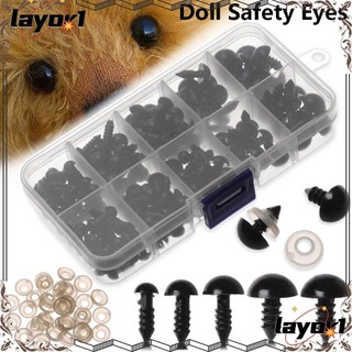 Bộ 100/150 Ốc Vít Hình Mắt Động Vật Dùng Trang Trí Thú Nhồi Bông DIY