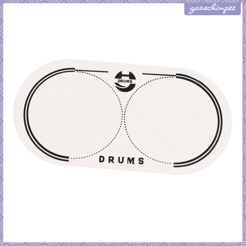 Bass drum patch drum set thin kick pad kick pad cho các bộ phận của nhạc cụ