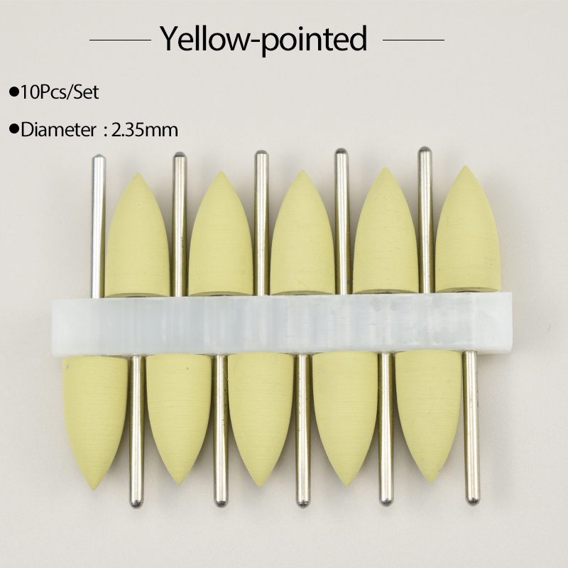 Bộ 10 Đầu Mài Đánh Bóng Bằng silicone 2.35mm