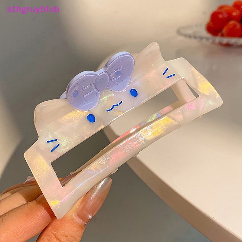 Sthb thiết kế sáng tạo dễ thương axit axetic lấy kẹp thời trang hình học phim hoạt hình con chó cá mập kẹp phụ kiện tóc cho phụ nữ cô gái vn