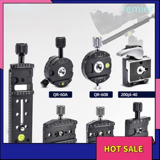 Re quick release plate bộ điều hợp kết nối nhanh chân máy bằng hợp kim nhôm gimbal quick-release plate clamp seat camera