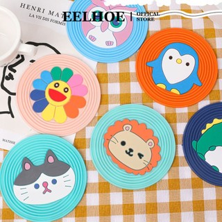 Thảm lót ly EELHOE Thảm lót ly chống bỏng Thảm lót nồi gia dụng chịu nhiệt độ cao Thảm rau Thảm lót bát đĩa Thảm trải bàn ăn chống nước Thảm lót ly chống trượt hoạt hình dễ thương miiki_vn