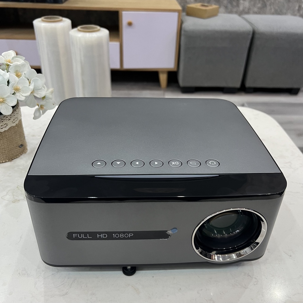 Máy Chiếu Mini TIMOO T Max Android 9.0 Full HD 1080HD Độ Sáng Cực Cao 12000 Lumens