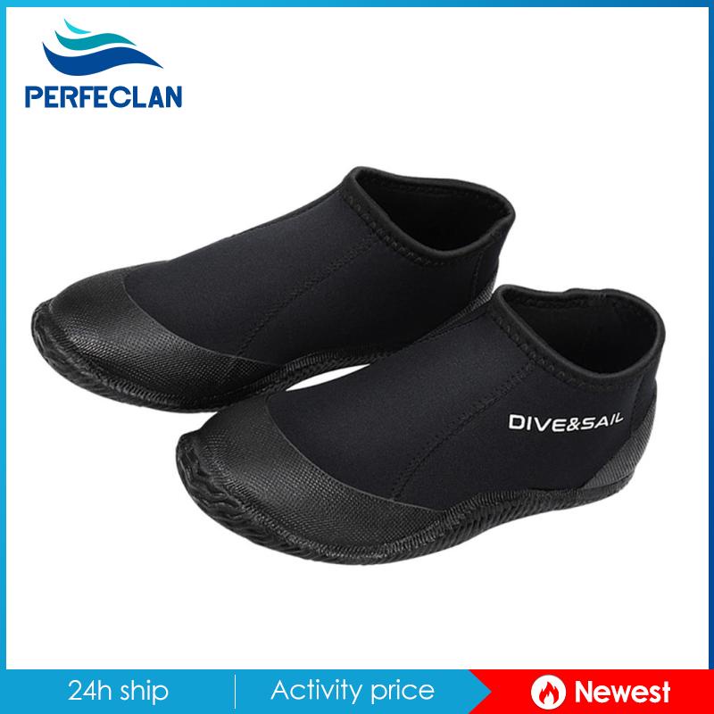 Neoprene 3mm dive boots nslip diving shoes snorkeling rafting phụ kiện
