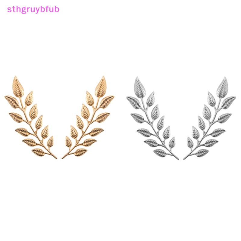 Sthb 1 cặp hợp thời trang phù hợp với áo sơ mi cổ áo ghim lá hợp kim trâm cài áo len nút cổ áo cho nam nữ thời trang hàng ngày phụ kiện quần áo vn