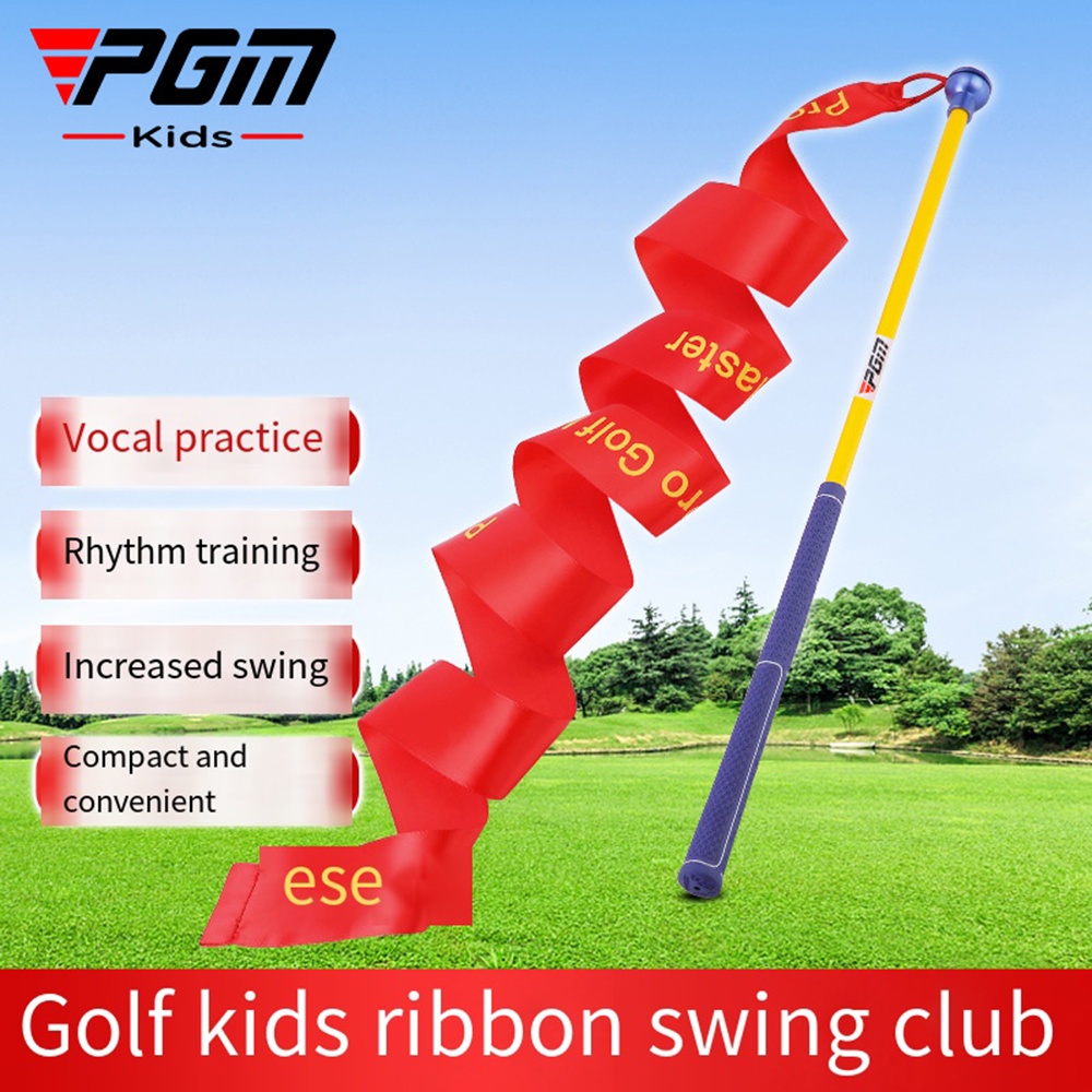 PGM golf practiceer ruy băng đầy màu sắc swing stick thực hành âm thanh cải thiện tốc độ swing đồ dùng câu lạc bộ đào tạo