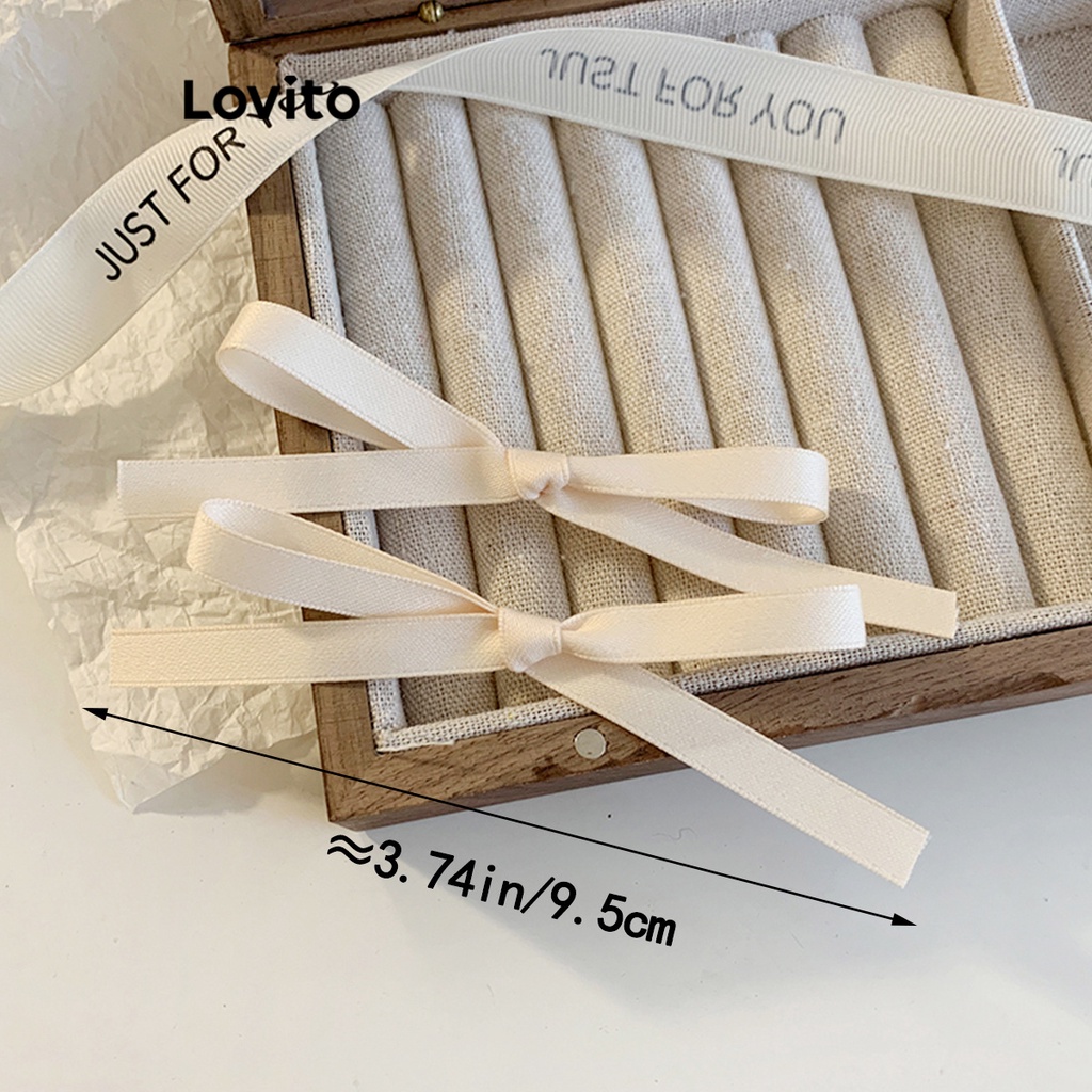 Lovito màu trơn phong cách xinh xắn cho nữ L60AD080