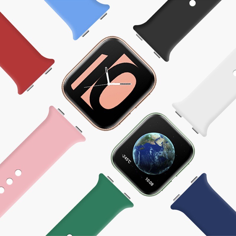 Dây đeo silicon cnagain cho đồng hồ oppo dây đeo mềm dây đeo thay thế vòng đeo tay cho đồng hồ oppo 41mm 46mm phụ kiện thay thế dây đeo đồng hồ