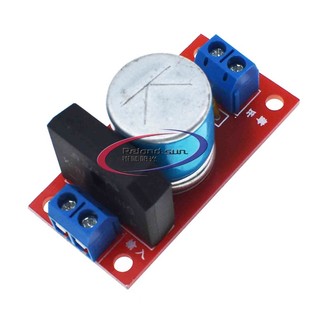 Bảng mạch khuếch đại công suất bộ lọc nguồn 8a có đèn led đỏ ac đơn sang dc