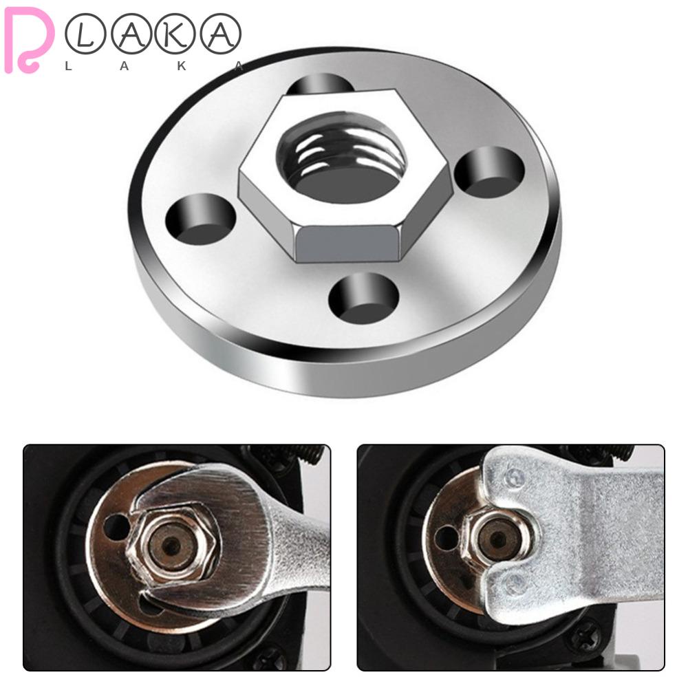 Đai ốc mặt bích hình lục giác lakamier, đai ốc khóa mặt bích bằng hợp kim kim loại, kẹp đĩa máy mài góc thay đổi nhanh bền cho máy mài góc loại 100 phụ kiện dụng cụ điện