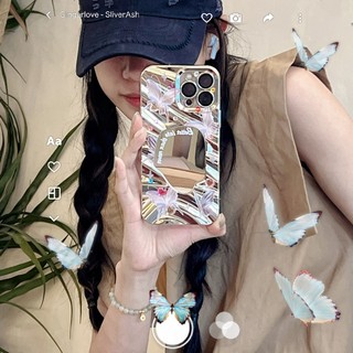 Ốp lưng tráng gương hình bướm kim cương cho iphone 11 12 12pro 12promax 13pro 13 13promax 14 14pro 14promax cho iphone 13 ốp lưng