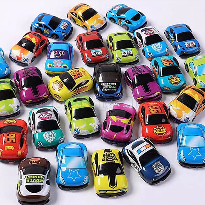 Xe boomerang bỏ túi đầy màu sắc / phim hoạt hình kéo xe camo / xe nhựa đồ chơi đua xe / mô hình xe mini sáng tạo / quà sinh nhật cho trẻ em / đồ tạo tác giải nén