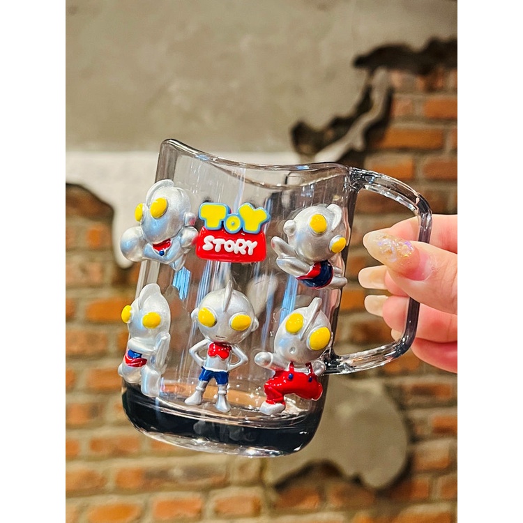 Cốc Đánh Răng Gắn Tường Kiểu Hoạt Hình Gấu Dâu Tây Dễ Thương Cho Bé