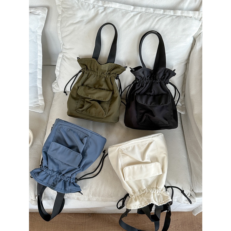 Túi Xách Dây Rút Phong Cách Hàn Quốc Mới Cho Nữ