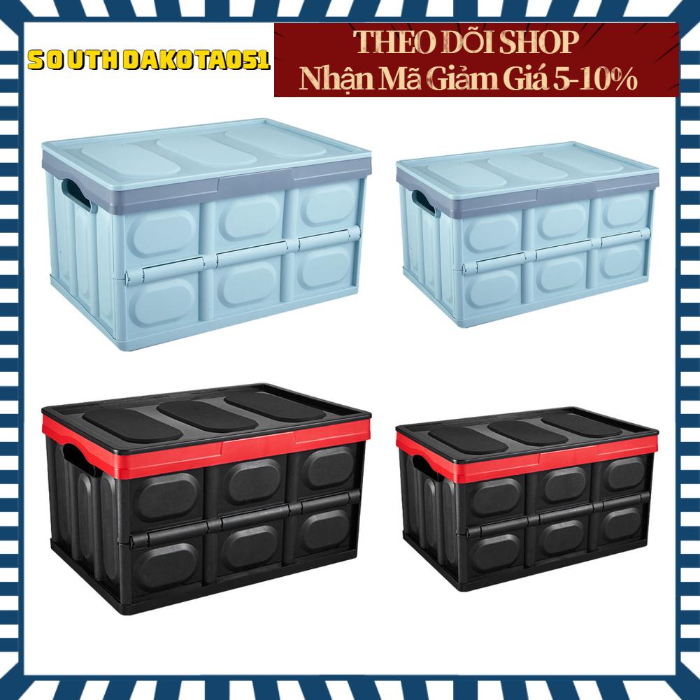 Southdakota051 Hộp đựng cốp xe ô tô có thể gập lại nhựa ABS dung lượng lớn cho nhà để tại