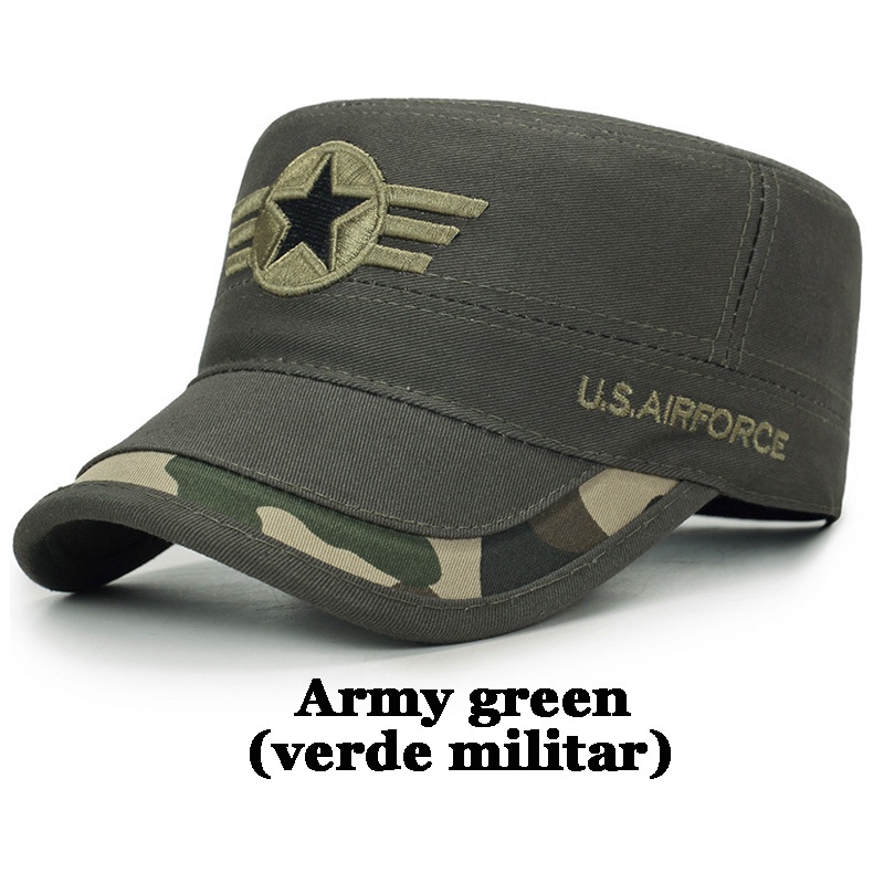 Mũ phẳng mũ bóng chày mũ chống nắng mũ ngoài trời mũ quân sự mũ ngụy trang mũ cắm trại
