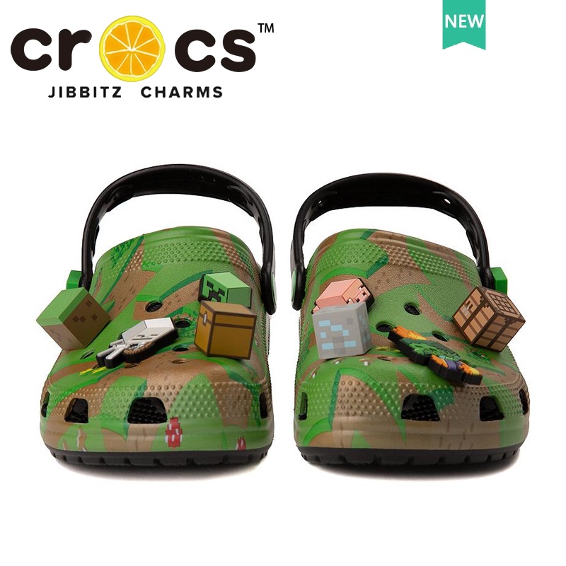 Dép trẻ em Crocs kids minecraft elevated clog dép chống trượt sandal đi biển#208473