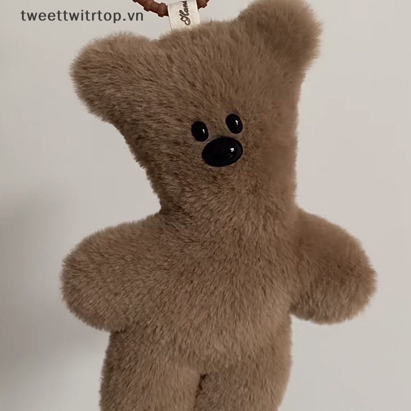 Trtop squeak keychain mặt dây chuyền phim hoạt hình búp bê sang trọng dễ thương đồ chơi kawaii túi nhồi bông mềm ch đồ trang trí cho trẻ em quà tặng vn