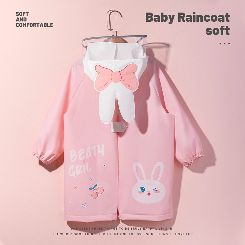 Áo mưa trẻ em không thấm nước áo mưa bé gái mẫu giáo poncho dễ thương áo mưa mùa hè áo choàng chống thấm