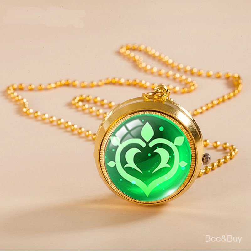 ✨Genshin Impact✨Đồng Hồ Thạch Anh Thần Genshin Va Chạm Bỏ Túi Chính Hãng Mắt Thần s Có Thể Xoay Được Cá Tính Cho Nam Và Nữ Sinh Sẽ sáng lên vào ban đêm