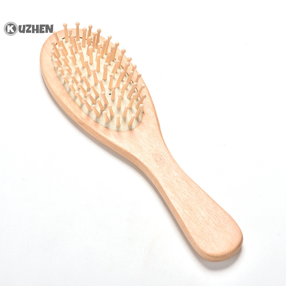 Kuzhen paddle chăm sóc tóc bàn chải massage lược da đầu giải tỏa căng thẳng eco beauty tool hot